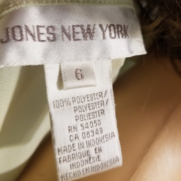 Jones New York pastel pastel green shirt size 6 - Picture 5 of 9
